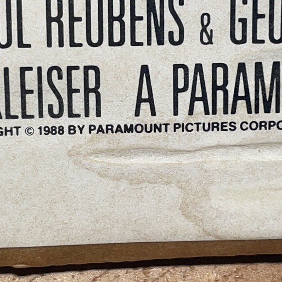 Vintage 1988 Pee Wee's Big Top Movie Poster in Sealed Package! - Picture 8 of 16